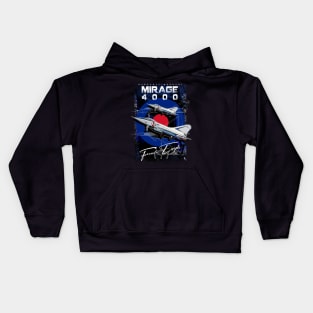 Dassault Mirage 4000 French Vintage long-range interceptor Fighterjet Aircraft Kids Hoodie